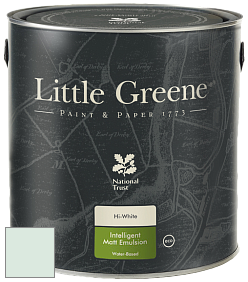 Краска Little Greene Ultimatt Intelligent Matt Emulsion матовая моющаяся краска цвет LG283 Aquamarine Light