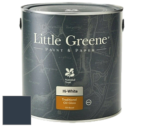 Краска Little Greene Traditional Oil Gloss высокоглянцевая масляная краска цвет RAL 5008 