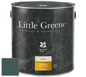 Краска Little Greene Intelligent Floor Paint полуглянцевая быстросохнущая краска цвет LGGr312 Harley Green