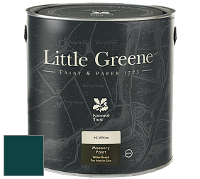 Краска Little Greene Intelligent Masonry Paint матовая колеруемая краска цвет RAL 6004 