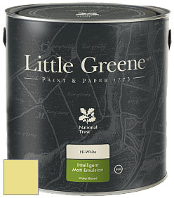 Краска Little Greene Ultimatt Intelligent Matt Emulsion матовая моющаяся краска цвет LG69 Lemon Tree