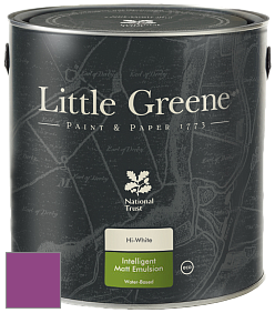 Краска Little Greene Ultimatt Intelligent Matt Emulsion матовая моющаяся краска цвет RAL 4008 
