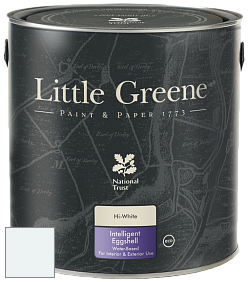 Краска Little Greene Intelligent Eggshell полуматовая моющаяся краска цвет LG364 Celestial Blue - Pale