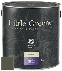 Краска Little Greene Intelligent Eggshell полуматовая моющаяся краска цвет RAL 7013 