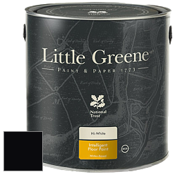 Краска Little Greene Intelligent Floor Paint полуглянцевая быстросохнущая краска цвет RAL 9005 
