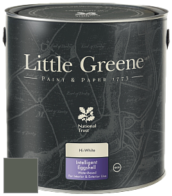 Краска Little Greene Intelligent Eggshell полуматовая моющаяся краска цвет LG293 Pompeian Ash