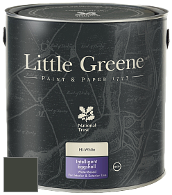 Краска Little Greene Intelligent Eggshell полуматовая моющаяся краска цвет RAL 6006 