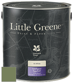 Краска Little Greene Intelligent Eggshell полуматовая моющаяся краска цвет LG80 Sage Green