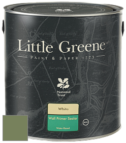 Краска Little Greene Wall Primer Sealer кроющий колеруемый грунт цвет LG80 Sage Green