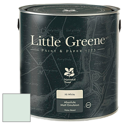 Краска Little Greene Absolute Matt Emulsion матовая краска для потолка цвет LG283 Aquamarine Light