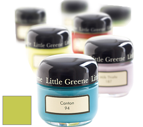 Краска Little Greene Sample Pot баночка краски цвет LG70 Pale Lime