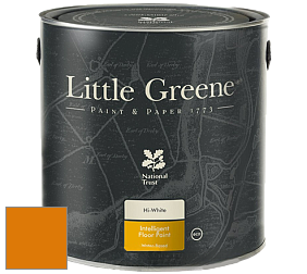 Краска Little Greene Intelligent Floor Paint полуглянцевая быстросохнущая краска цвет RAL 2000 