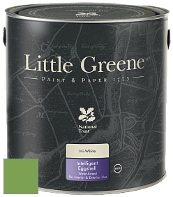 Краска Little Greene Intelligent Eggshell полуматовая моющаяся краска цвет NCS S 2060-G30Y 