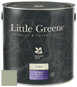 Краска Little Greene Intelligent Eggshell полуматовая моющаяся краска цвет LG295 Boringdon Green