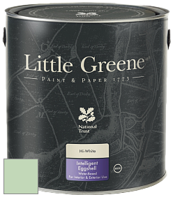 Краска Little Greene Intelligent Eggshell полуматовая моющаяся краска цвет NCS S 1020-G20Y 