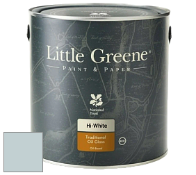 Краска Little Greene Traditional Oil Gloss высокоглянцевая масляная краска цвет LG325 Bone China Blue - Faint