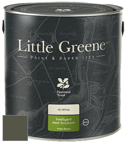 Краска Little Greene Ultimatt Intelligent Matt Emulsion матовая моющаяся краска цвет RAL 7013 