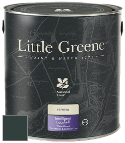 Краска Little Greene Intelligent Eggshell полуматовая моющаяся краска цвет RAL 6012 