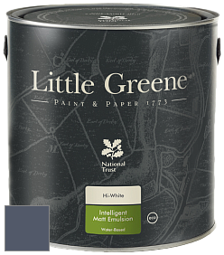 Краска Little Greene Ultimatt Intelligent Matt Emulsion матовая моющаяся краска цвет LG115 Juniper Ash