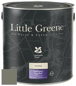 Краска Little Greene Intelligent Eggshell полуматовая моющаяся краска цвет RAL 7003 