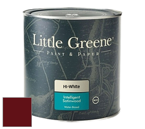 Краска Little Greene Intelligent Satinwood полуглянцевая моющаяся краска цвет LG14 Baked Cherry