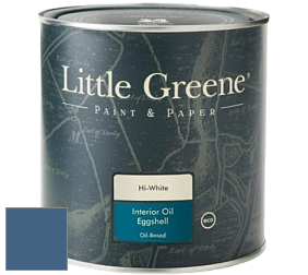 Краска Little Greene Interior Oil Eggshell полуматовая масляная краска цвет LG251 Woad