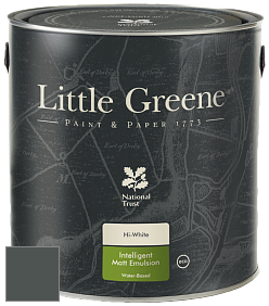 Краска Little Greene Ultimatt Intelligent Matt Emulsion матовая моющаяся краска цвет RAL 7043 