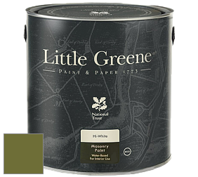 Краска Little Greene Intelligent Masonry Paint матовая колеруемая краска цвет NCS S 4550-G50Y 