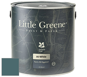Краска Little Greene Tom’s Oil Eggshell полуматовая масляная краска цвет NCS S 6020-B30G 