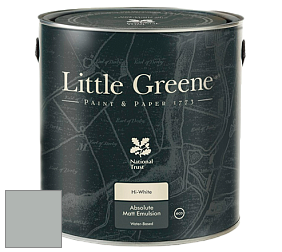 Краска Little Greene Absolute Matt Emulsion матовая краска для потолка цвет LG184 Bone China Blue Deep