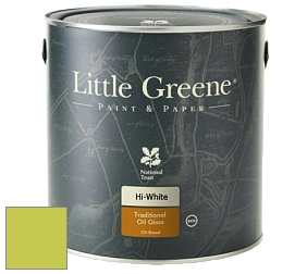 Краска Little Greene Traditional Oil Gloss высокоглянцевая масляная краска цвет LG70 Pale Lime