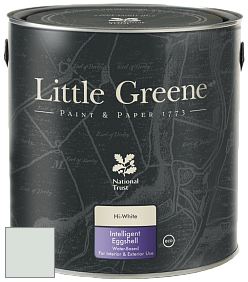 Краска Little Greene Intelligent Eggshell полуматовая моющаяся краска цвет NCS S 1005-G 