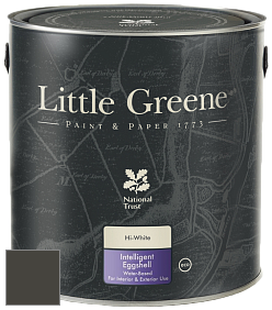Краска Little Greene Intelligent Eggshell полуматовая моющаяся краска цвет NCS S 8505-G80Y 