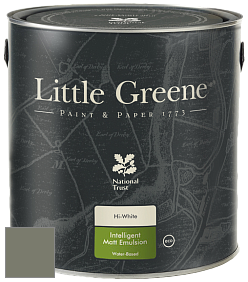 Краска Little Greene Ultimatt Intelligent Matt Emulsion матовая моющаяся краска цвет RAL 7003 