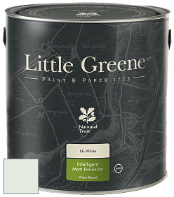 Краска Little Greene Ultimatt Intelligent Matt Emulsion матовая моющаяся краска цвет LG167 Pearl Colour Pale