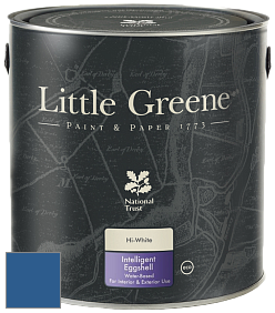 Краска Little Greene Intelligent Eggshell полуматовая моющаяся краска цвет NCS S 4050-R80B 