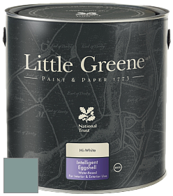Краска Little Greene Intelligent Eggshell полуматовая моющаяся краска цвет LG348 Perpetual Blue