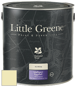 Краска Little Greene Intelligent Eggshell полуматовая моющаяся краска цвет LG171 White Lead Deep