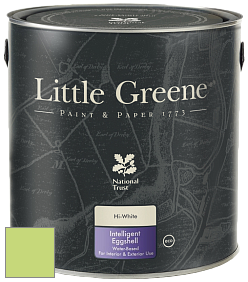 Краска Little Greene Intelligent Eggshell полуматовая моющаяся краска цвет NCS S 0550-G40Y 
