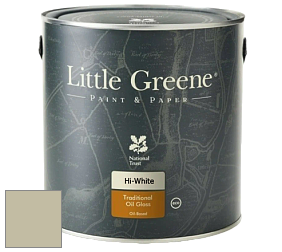 Краска Little Greene Traditional Oil Gloss высокоглянцевая масляная краска цвет LG322 Book Room Green