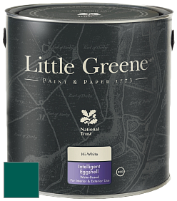 Краска Little Greene Intelligent Eggshell полуматовая моющаяся краска цвет RAL 6026 