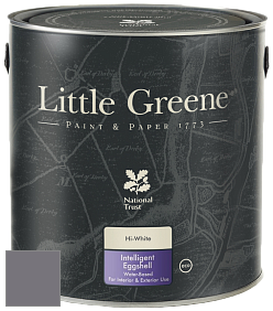 Краска Little Greene Intelligent Eggshell полуматовая моющаяся краска цвет NCS S 6005-R50B 