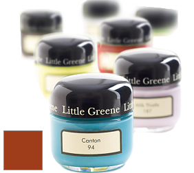 Краска Little Greene Sample Pot баночка краски цвет LG24 Heat