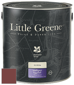 Краска Little Greene Intelligent Eggshell полуматовая моющаяся краска цвет NCS S 5040-Y90R 