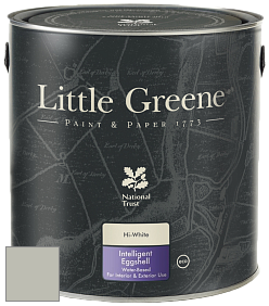 Краска Little Greene Intelligent Eggshell полуматовая моющаяся краска цвет RAL 7044 
