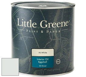Краска Little Greene Interior Oil Eggshell полуматовая масляная краска цвет LG182 Bone China Blue Pale