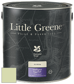 Краска Little Greene Intelligent Eggshell полуматовая моющаяся краска цвет NCS S 1020-G50Y 