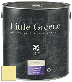 Краска Little Greene Intelligent Eggshell полуматовая моющаяся краска цвет NCS S 0530-G80Y 