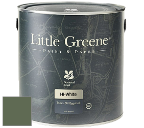 Краска Little Greene Tom’s Oil Eggshell полуматовая масляная краска цвет NCS S 6020-G30Y 
