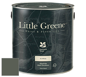 Краска Little Greene Absolute Matt Emulsion матовая краска для потолка цвет LGSt293 Pompeian Ash